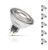 Ledvance Dimmable LED MR16 Spotlight 4.9W GU5.3 12V Performance Class Warm White 36° Image 5