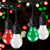 Christmas Festoon Light Premium 10m Connectible Outdoor White, Red and Green with 20x LED GLS 1