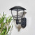 Zink CADEBY LED Solar Wall Light Black 3