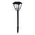 Zink CADEBY LED Solar Post Lantern Black 1