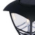 Zink CADEBY LED Solar Post Lantern Black 6