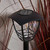 Zink CADEBY LED Solar Post Lantern Black 5