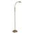 Firstlight Milan Modern Style LED Floor Lamp 10W Dim with Dimmer Control Warm White Antique Brass 1