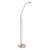 Firstlight Madrid Modern Style LED Floor Lamp 5W Dim with Dimmer Control Warm White Brushed Steel 1