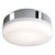 Firstlight Mini Hydro LED Compact Flush Ceiling Light 5.4W Cool White in Chrome and Opal 1