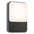 Firstlight Hero Modern Style LED Bulkhead 8W Warm White in Graphite and Opal 1