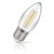 Crompton Candle LED Light Bulb E27 4.2W (40W Eqv) Warm White 10-Pack Clear 2