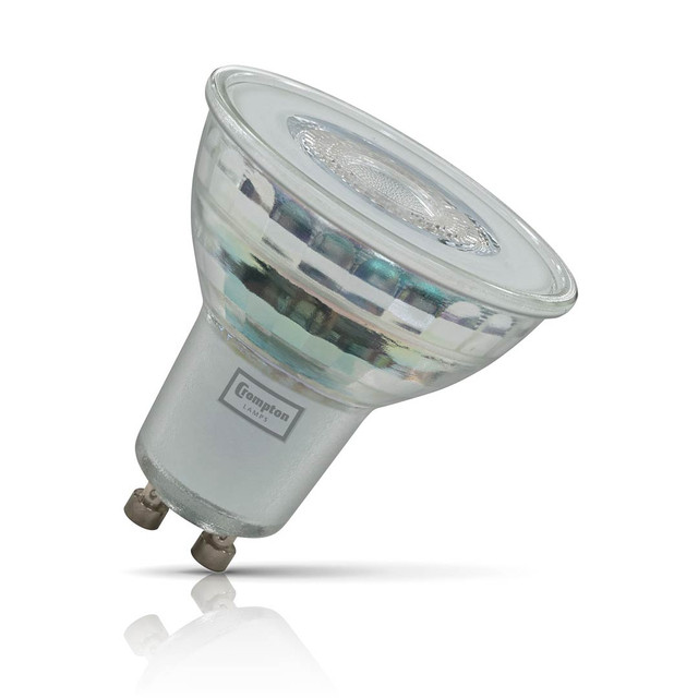 Crompton GU10 Spotlight LED Bulb Dimmable 4W (50W Eqv) Cool White 35° 1
