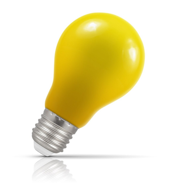 Crompton Lamps LED GLS 1.5W E27 IP65 Yellow Image 1