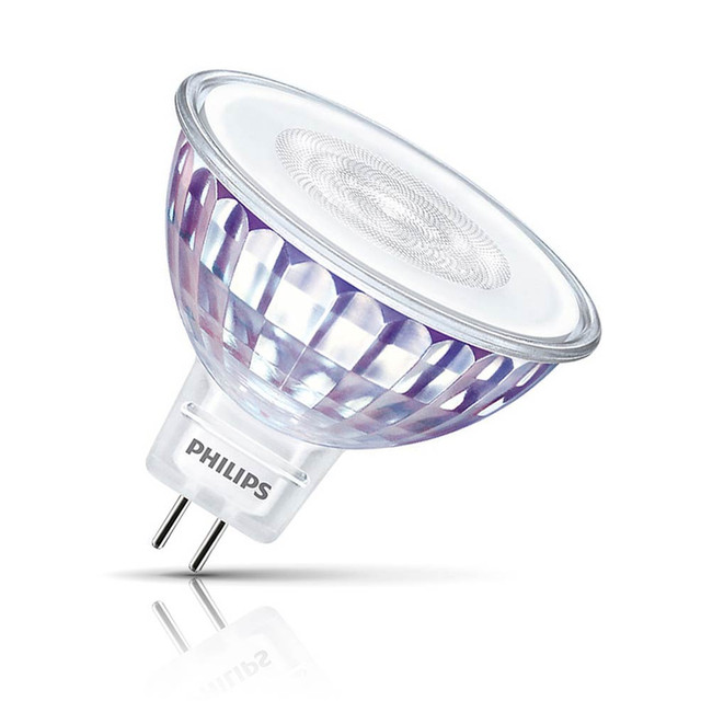 Philips Dimmable LED MR16 Spotlight 5.5W GU5.3 12V LEDspot VALUE Warm White 36° Image 1