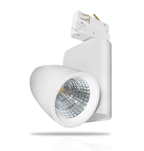 Phoebe LED Track Light 12W Ares Warm White 30° White Image 1