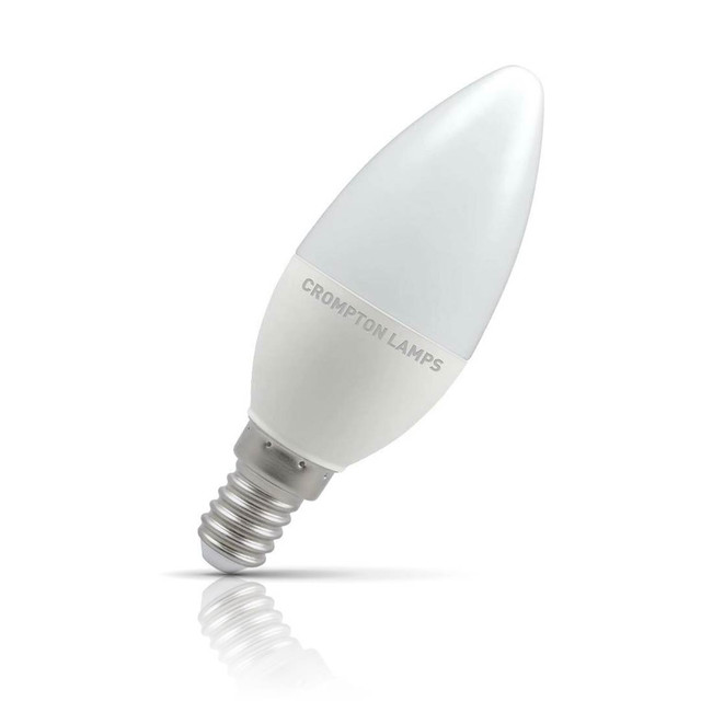 Crompton Lamps LED Candle 4.9W E14 Daylight Opal (40W Eqv) Image 1
