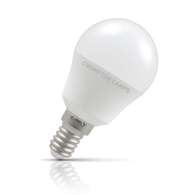 Crompton Lamps LED Golfball 4.9W E14 Warm White Opal (40W Eqv) Image 1