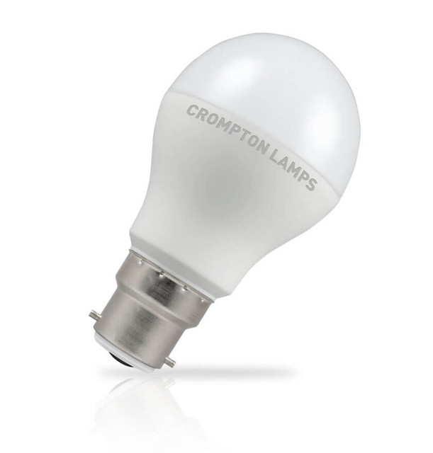 Crompton Lamps LED GLS 8.5W B22 Cool White Opal (60W Eqv) Image 1