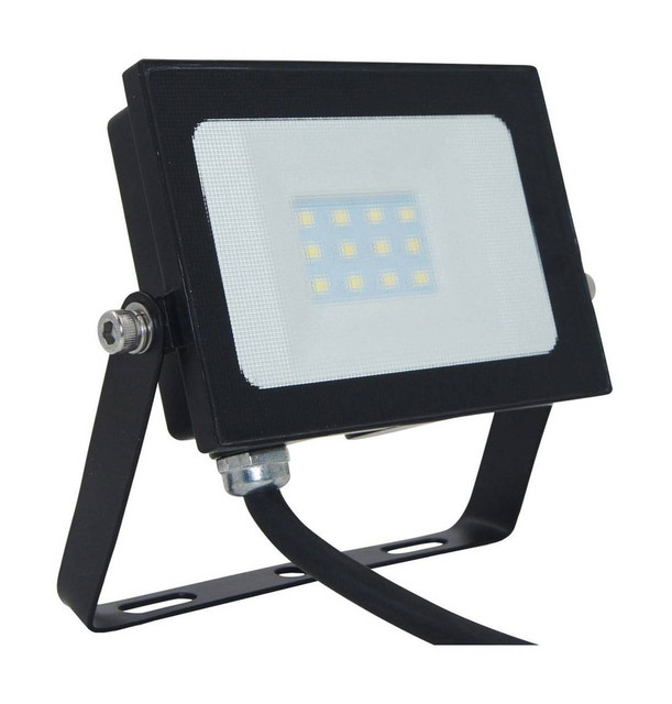 Phoebe LED Floodlight 10W Atlas-Mini Cool White Black IP65 Image 1