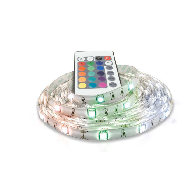 Phoebe LED Dimmable LED 5 Metre Strip Kit 32W Flexi-Strip with Remote RGB IP65 Image 1