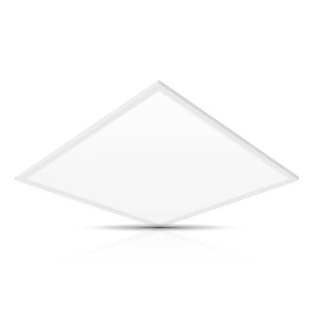 Phoebe LED Backlit Ceiling Panel 40W Galanos Arteson 600x600 Warm White Diffused TP(b) Rated White Image 1