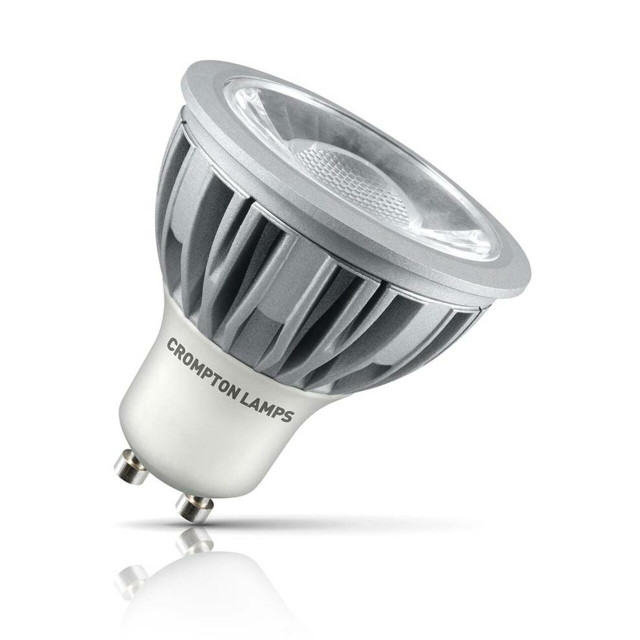 Crompton GU10 Spotlight LED Bulb 5W (75W Eqv) Daylight 5-Pack 45