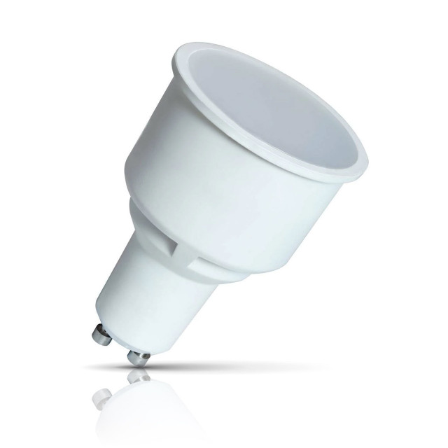 Crompton GU10 Spotlight LED Bulb 4.9W (50W Eqv) Warm White Long Barrel 75mm Image 1