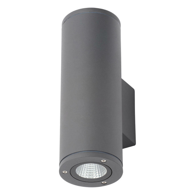 Zinc MIZAR 20W LED Outdoor Up and Down Wall Light Anthracite 1