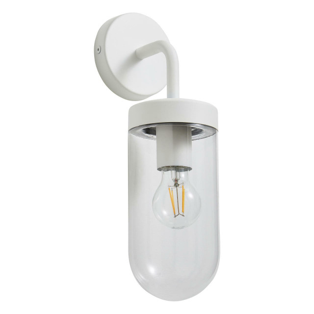 Zinc KEW Outdoor Wall Lantern Ivory 1