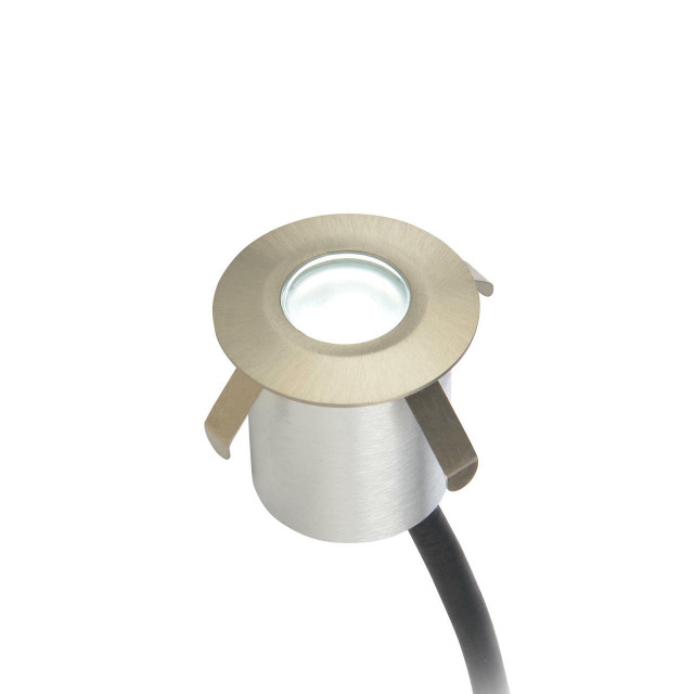 Zinc OHIO Outdoor Circular Decking Light - Warm White 1