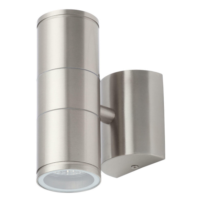 Coast Islay Up and Down Wall Light Stainless Steel 1