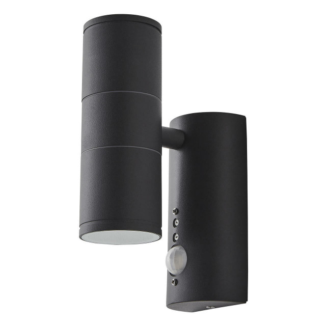 Coast Islay Up and Down Wall Light with PIR Sensor Anthracite 1