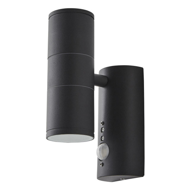 Coast Islay Up and Down Wall Light with PIR Sensor Anthracite Price Comparisons | Compare The Build