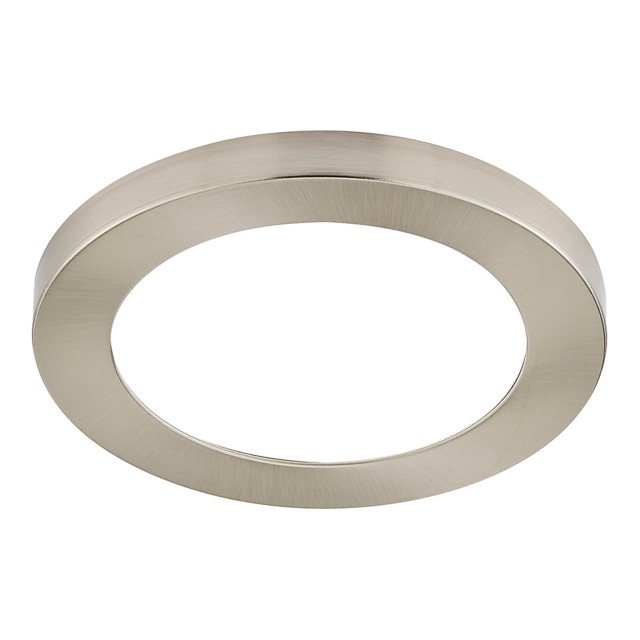 Spa 164mm Tauri LED Flush Ceiling Light Ring Satin Nickel 1