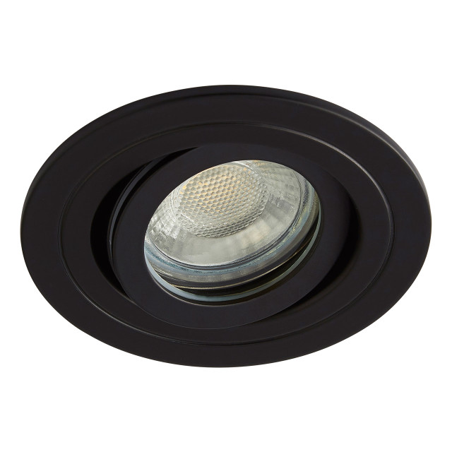 Spa Cali Tiltable Downlight Matt Black 1