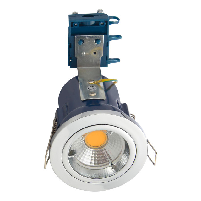 Electralite Yate Fire Rated Downlight IP20 Chrome 1