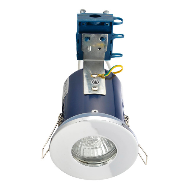 Electralite Yate Fire Rated Downlight IP65 Chrome 1