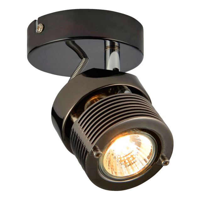 Inlight Pedro Adjustable Ceiling Spotlight Black Chrome 1