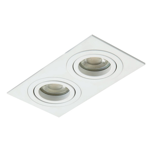 Inlight Pasto Double Ceiling Downlight White 1