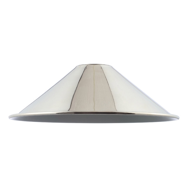 Inlight Rigel 236mm Diner Lamp Shade Polished Nickel 1