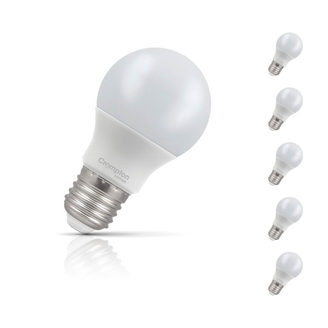 Crompton GLS LED Light Bulb Dimmable E27 9.5W (75W Eqv) Warm White Opal