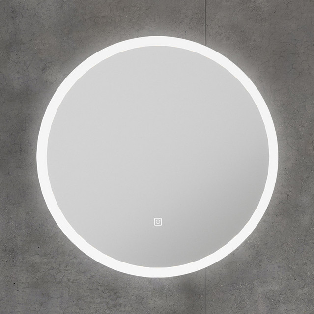 NxtGen Oregon LED 600mm Round Illuminated Bathroom Mirror with Demist Pad 1