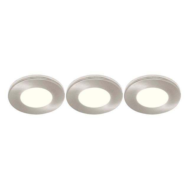 NxtGen Alabama Slim LED Under Cabinet Light 2W (3 Pack) Warm White Brushed Nickel 1