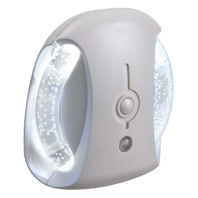 Firstlight Bubble LED Night Light 0.7W Automatic Dusk to Dawn RGB White 1