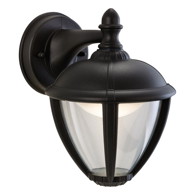 Firstlight Unite Traditional Style LED Downlight Lantern 9W Warm White in Black and Opal 1