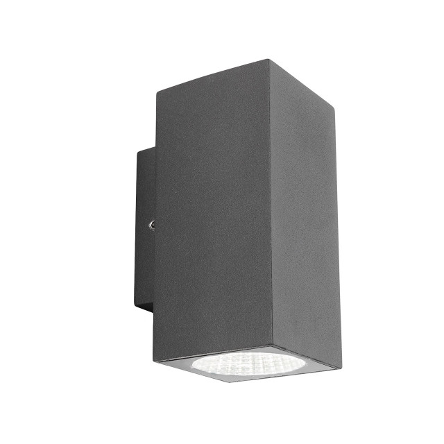 Firstlight Dino Modern Style LED Up and Down Up and Down Light 6W Cool White Graphite 1