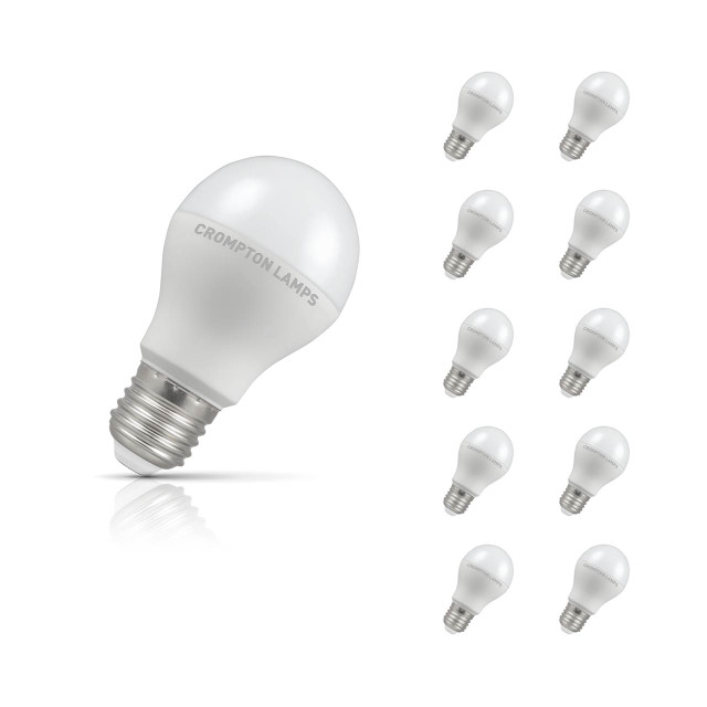 Crompton GLS LED Light Bulb Dimmable E27 8.5W (60W Eqv) Warm White 10-Pack 1