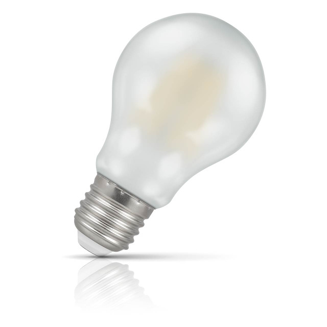 Crompton GLS LED Light Bulb Dimmable E27 7.5W (60W Eqv) Cool White Filament Pearl 1