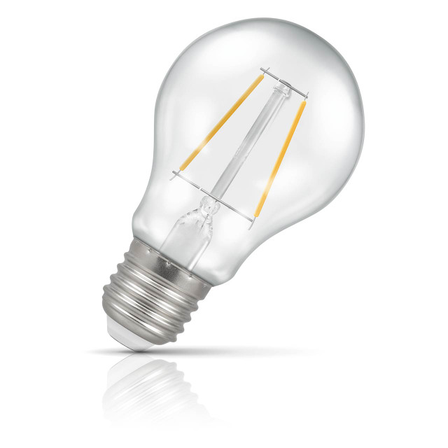 Crompton GLS LED Light Bulb E27 4.2W (40W Eqv) Warm White Filament Clear 1