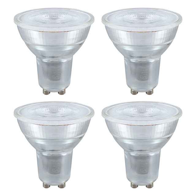 Crompton GU10 Spotlight LED Bulb 4.5W (50W Eqv) Warm White 4-Pack 35°
