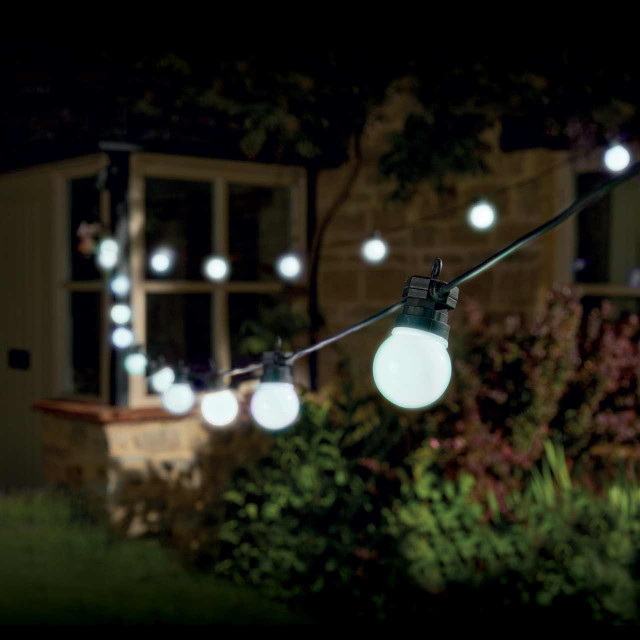 Eureka Lighting LED Party Festoon Light (Set of 20 Lights) Cool White 1