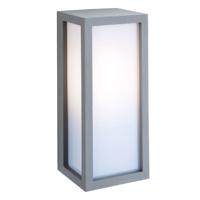 Firstlight Warwick Contemporary Style Lantern in Silver and Opal 1