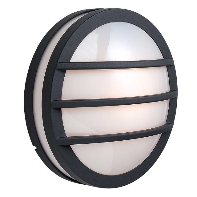 Firstlight Zenith Modern Style Bulkhead Grille in Graphite and Opal 1