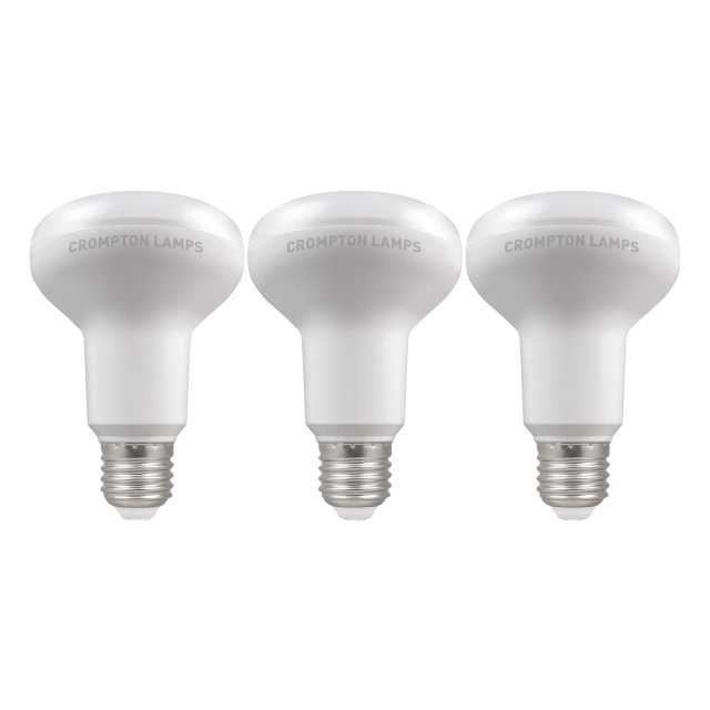 Crompton R80 Reflector LED Light Bulb E27 11W (100W Eqv) Warm White 3-Pack 1